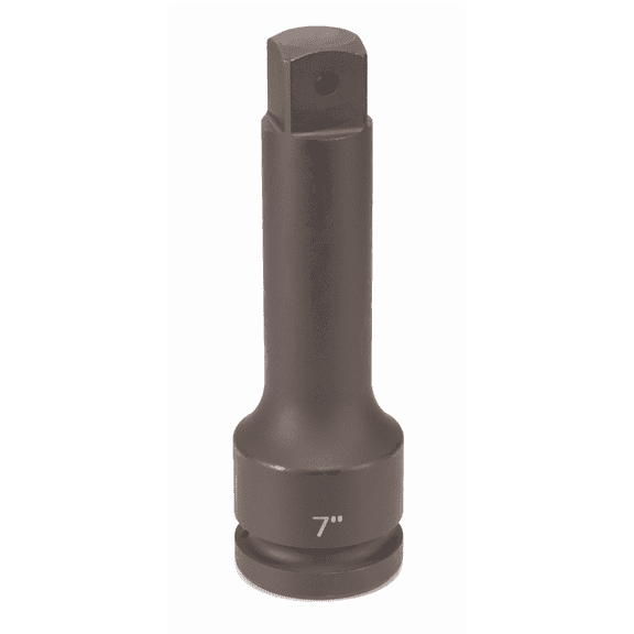 Grey Pneumatic 4007E 1" Drive x 7" Extension w/ Pin Hole