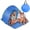 Blue, variant on Pop Up Beach Tent for 2-3 Person, Outdoor UPF 50+ Camping Tent, Shade Sun Shelter Beach Canopy, Portable Beach Tent w/Net Window & Storage Bag for Outdoor Beach Camping Fishing Park Lake, Blue