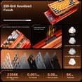 thumbnail image 6 of AULA AG75 Pro 75% 3rd Gen Hall Effect eSport Wired Gaming Keyboard, Dual-engine Structure, 8K poll rate, .001mm RT, 256K Scan Rate, Dual ARGB LED, Full Aluminum Body, Tool-free Customize-Armor Silver, 6 of 25