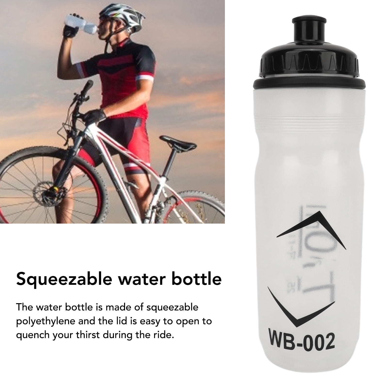 Planet Bike Porte-bouteille d'eau en carbone à chargement latéral