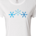 thumbnail image 4 of Inktastic Snowflakes Winter Christmas Women's T-Shirt, 4 of 5