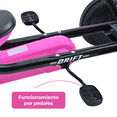 thumbnail image 3 of Go Kart De Niños Dodo Kids Rayo Pedales Con Mejor Tracción Rosa, 3 of 8