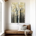 thumbnail image 2 of Elephant Stock The Golden Birch I Wall Art - Vertical Canvas Wall Art - Living Room Wall Decor - Nature Canvas - White And Gray Decor By Marilyn Hageman - 34" x 51", 2 of 4