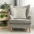thumbnail image 2 of Ox Bay Luma 20" x 20" Gray/Multicolor Striped Cotton Adult Decorative Throw Pillow, 2 of 13