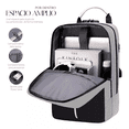 thumbnail image 2 of Mochila Impermeable Antirrobo Negra con Gris, 2 of 3