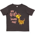 thumbnail image 3 of Inktastic My Gigi Loves Me- Cute Giraffe Boys or Girls Toddler T-Shirt, 3 of 5