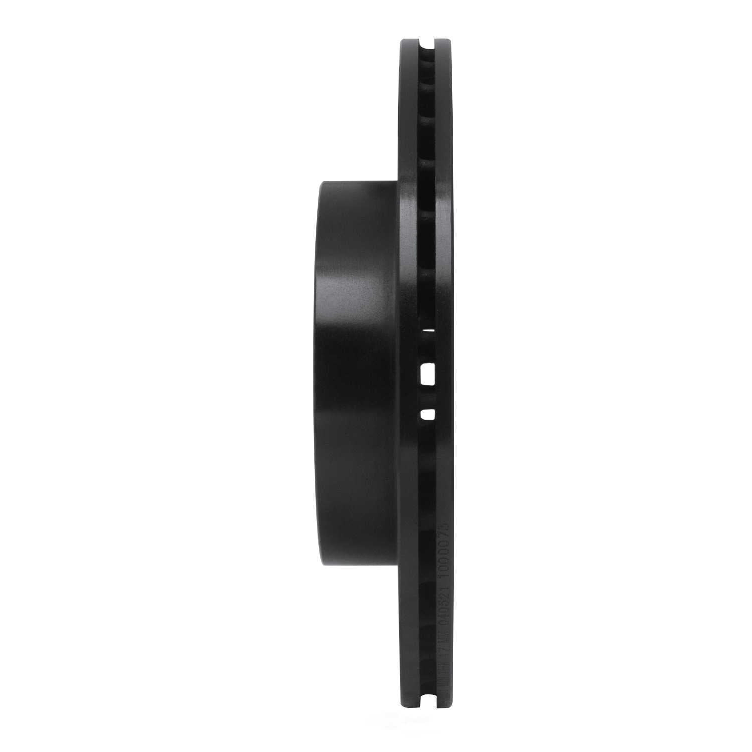 Dynamic Friction Company 633-76021L DFC Brake Rotor - Drilled And Slotted - Black