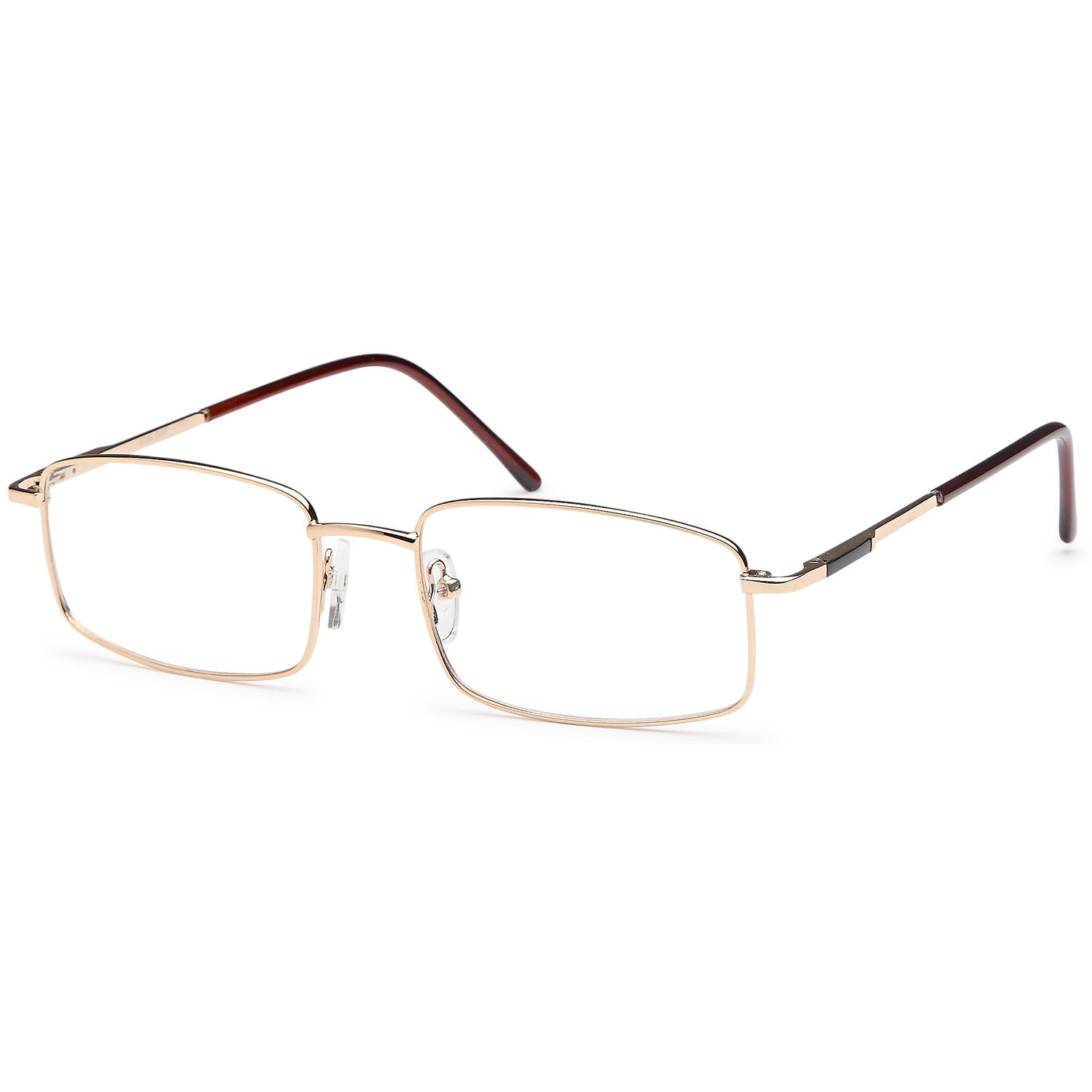 Men's Eyeglasses 54 19 145 Gold Metal Generic Brand
