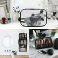 thumbnail image 6 of Iauyy 3 Piece Large Portable Hanging Toiletry Bags for Travel,Foldable Makeup Organizer with Multiple Compartments for Men&Women，Use Only Black and Gray, 6 of 9