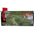 thumbnail image 2 of WOOR Mushroom in The Green Fantasy Forest Magnetic Mailbox Cover MailWraps Garden Yard Home Decor for Outside Standard Size-18"x 20.8", 2 of 5