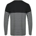 thumbnail image 2 of Front Row Mens Long Sleeve Breton Stripe T-Shirt, 2 of 4