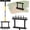 4-Spring Spikes, variant on JouZYA Manual Spike Lawn Aerator, Grass Aerator Gardening Tool with 6 Sharp 2.4 Inch Tines, Height Adjustable Manual Core Aerator for Lawn, Yard, Courtyard & Garden