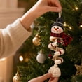 thumbnail image 7 of All‑inclusive DIY Crochet Kit for Spiral Snowman Ornament Handcraft Supplies for Crafting Unique Christmas Tree Hanging Decor (B), 7 of 7