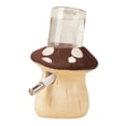 thumbnail image 4 of Botella de agua para hámster con soporte, cerámica, a prueba de fugas, dispensador de agua para mascotas pequeñas, ratones, jerbos, hámsteres y marrón, 4 of 8