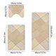 thumbnail image 3 of Bathroom Mat Set, 3 Piece Rubber Absorbent Floor Rug with Non-Slip Backing, Quick Dry Toilet Mat for Shower Room, 3 of 7