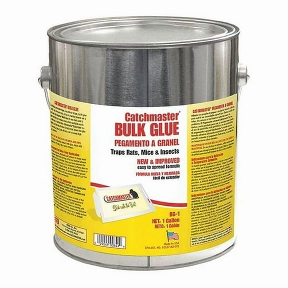 Catchmaster 1 gal Bulk Rodent and Insect Trap Glue, Clear/Yellow BG-1