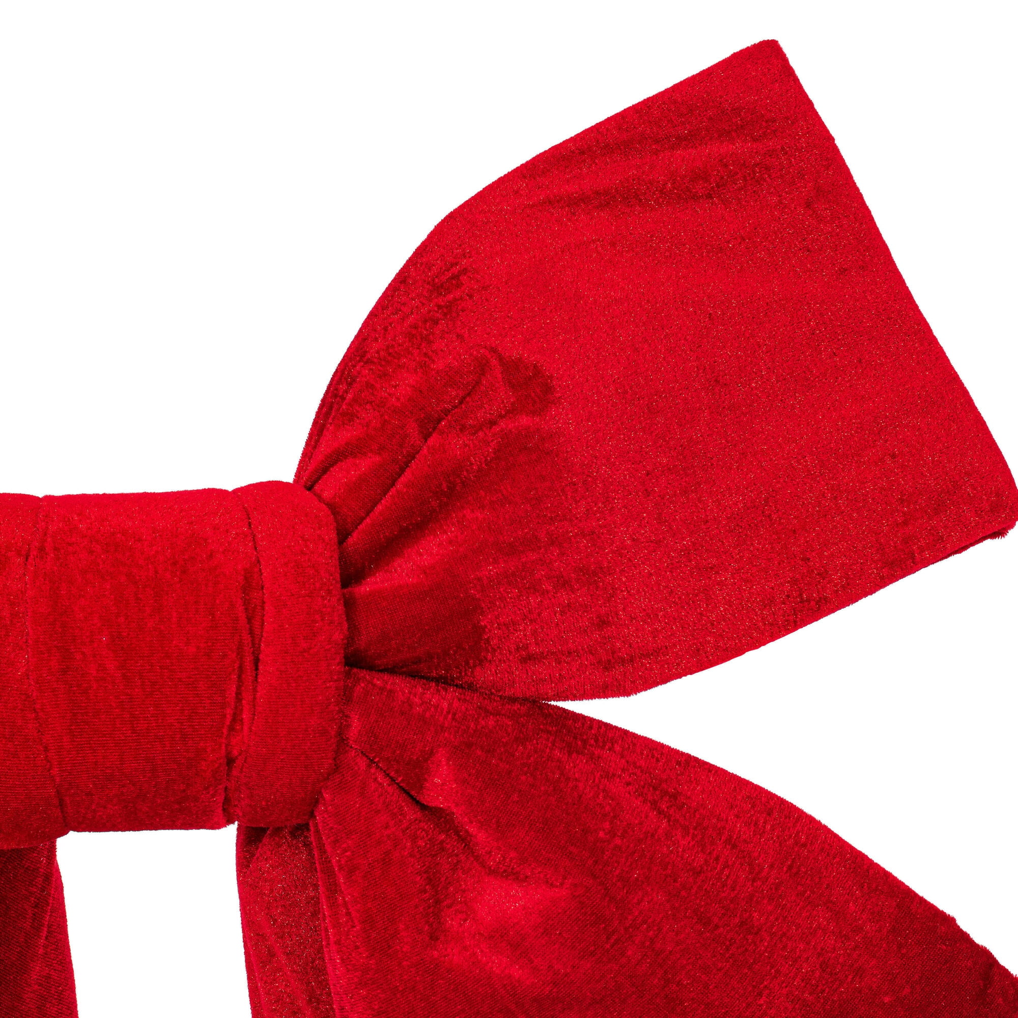 Vickerman 24" Red Velvet Outdoor Christmas Bow