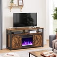 thumbnail image 4 of Gymax 18'' Electric Fireplace Insert w/Remote Control Adjustable Flame Color Brightness, 4 of 10
