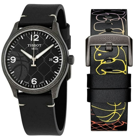 Tissot Men's Street Basketball Black Dial Watch - T1164103606700