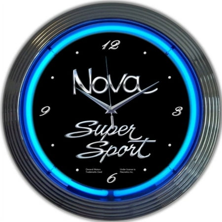 NOVA SUPER SPORT NEON CLOCK – 8NOVAX