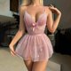 thumbnail image 5 of Gibobby Lenceria mujer sexy Lenceria Sexy para Mujer Transparente Ropa Interior Lenceria Vestidos de Mujer Sexis Bralette y Tanga Conjunto Interior Mujer(Rojo, M), 5 of 5