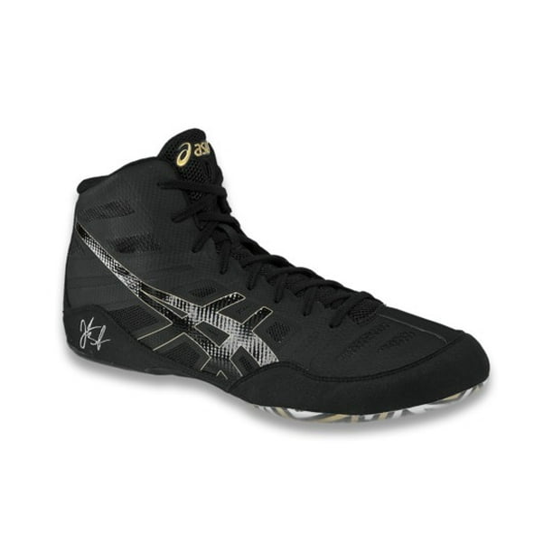 Mens Asics JB Elite Wrestling Shoe Black/Onyx/Oly Gold Mens Asics JB Elite Wrestling Shoe Black/Onyx/Oly Gold