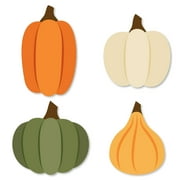 Big Dot of Happiness Fall Friends Thanksgiving - DIY Shaped Friendsgiving Party Cut-Outs - 24 Count