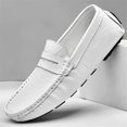 thumbnail image 4 of Men's Casual Loafers Moccasin Slip on Flats Boat Casual Dress Driving Shoes, 4 of 7
