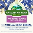 thumbnail image 2 of Cascadian Farm Organic Vanilla Crisp Cereal, SMRNo Added Sugar, 12 oz, 2 of 3
