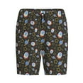 thumbnail image 4 of Naloa Cosmic Men's Short Pajama Pants, Lounge Comfort Shorts with Elasticized Waistband and Side Pockets - 4X-Large, 4 of 9
