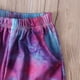 thumbnail image 5 of Odeerbi 4-12 Años Niñas Tie-Dye Pantalones Verano Casual Transpirable Cintura Elástica, 5 of 7