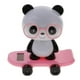 thumbnail image 2 of Paquete de 3 a 6 lindas gafas de monopatín con energía solar, muñeco de panda que sacude la cabeza, juguete rosa 3 piezas, 2 of 10