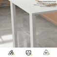 thumbnail image 4 of Wooden wall folding table - space-saving wall-mounted folding table with stable construction for kitchen, office and dining area Folding wall desk & side table, 4 of 7