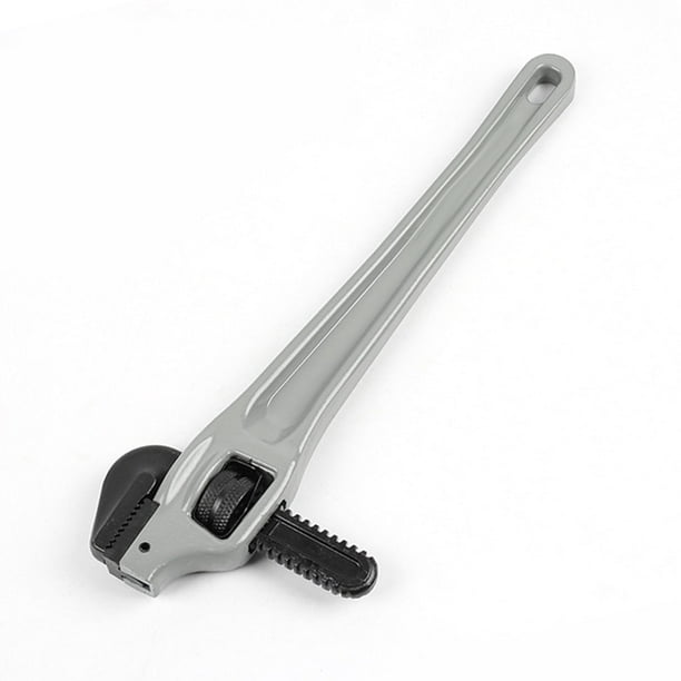 Llave para Tubos, Llave para Plomería Con Recto Ajustable de Aleació de Aluminio Resistente, Llave para TÁBOS ACODADA CON MANDÍBULA DE GANCHO FLOTANTE PARA
