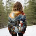 thumbnail image 5 of Women Lined Plush Sweat Jacket With Hood Autumn Winter Warm Hooded Jacket Loose Coat Pockets Large Sizes Hoodie Sweatshirt, 5 of 7