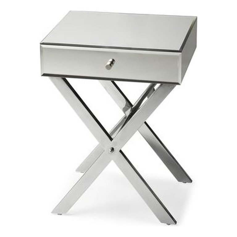 【N2 interior】stainless side table 即日配送】Stainless Side Table ステンレスサイドテーブル