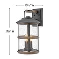 thumbnail image 2 of Hinkley Lighting - Lakehouse - 3 Light Large Outdoor Wall Lantern in Coastal, 2 of 4