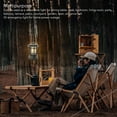 thumbnail image 3 of LED Vintage Lantern, 2000mAh Vintage Style Waterproof Tent Light Portable LED Emergency Light For Camping Hiking Hanging Tent Light With Hook Easy To Use Retro Camping Lantern, 3 of 8