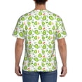 thumbnail image 3 of Bixox Men's Kawaii Avocado Printed Short Sleeve Skinny Athletic T-Shirt, 3 of 6
