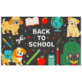 thumbnail image 2 of Yatrandify Adorable Dog Themed Back to School Banner Decorative Backdrop with School Supplies Elements Party Decoration Photography Props Classroom Decor Back to School Event Supplies, 2 of 8
