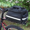 thumbnail image 1 of HEVIRGO Bike Cycling Storage Pannier Strap on Bicycle Rear Seat Rack Saddle Bag Handbag, 1 of 9