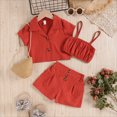 thumbnail image 2 of Sngxgn Baby Girls' Toddler 2-piece Sweatshirt and Jogger Set(Red,90), 2 of 9