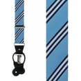 thumbnail image 2 of SuspenderStore Dressy Multi-Stripe Suspenders - Convertible End Button & Clip - 5 Colors, 2 of 4