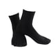 thumbnail image 1 of Calcetines cómodos de algodón de cinco dedos deportivos altos Sunnimix negro, 1 of 6