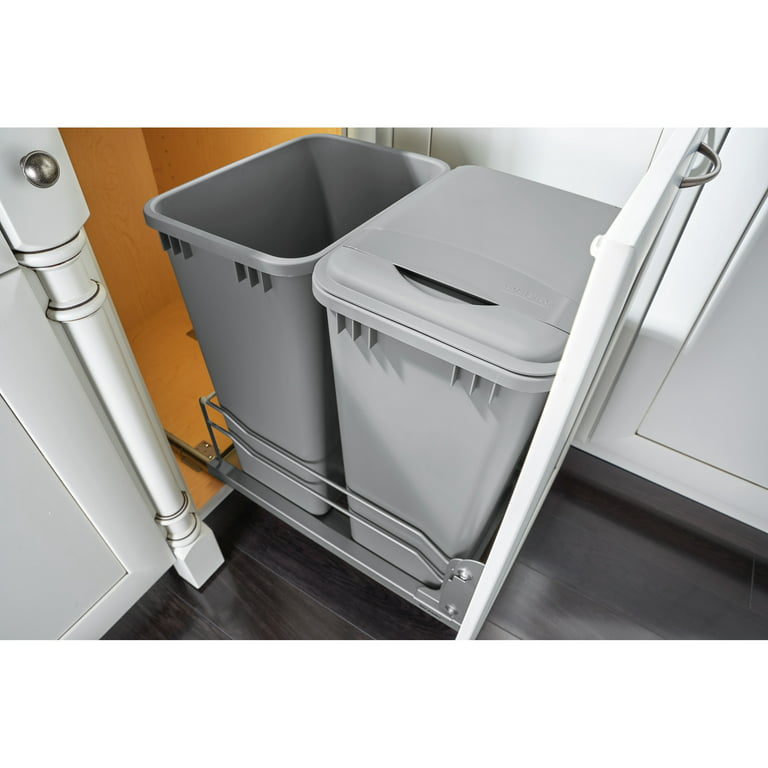 30 QT Soft-Close Double Bin Trash Can Pull Out