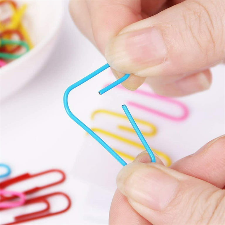 50 Pack Large Jumbo 3 Inches Long Paper Clips - Assorted Color