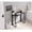 Black, variant on LiteHaven Desk Folding Computer Simple Student Writing Home Office School Dormitory Portable Space Saving No-Assembly,Black