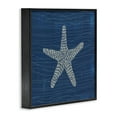 thumbnail image 4 of Stupell Industries Starfish on Blue Coastal Painting Black Framed Art Print Wall Art, 12 x 12, 4 of 10