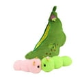 thumbnail image 5 of Kokiya Bean in Zipper Pod Cartoon Cuddly Stuffed Toy for Kids Boys Girls Birthday Gifts 38cm Caterpillar, 5 of 9