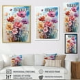 thumbnail image 4 of Designart "Minimalist Charm In The Floral Meadow" Meadow Canvas Prints, 4 of 7